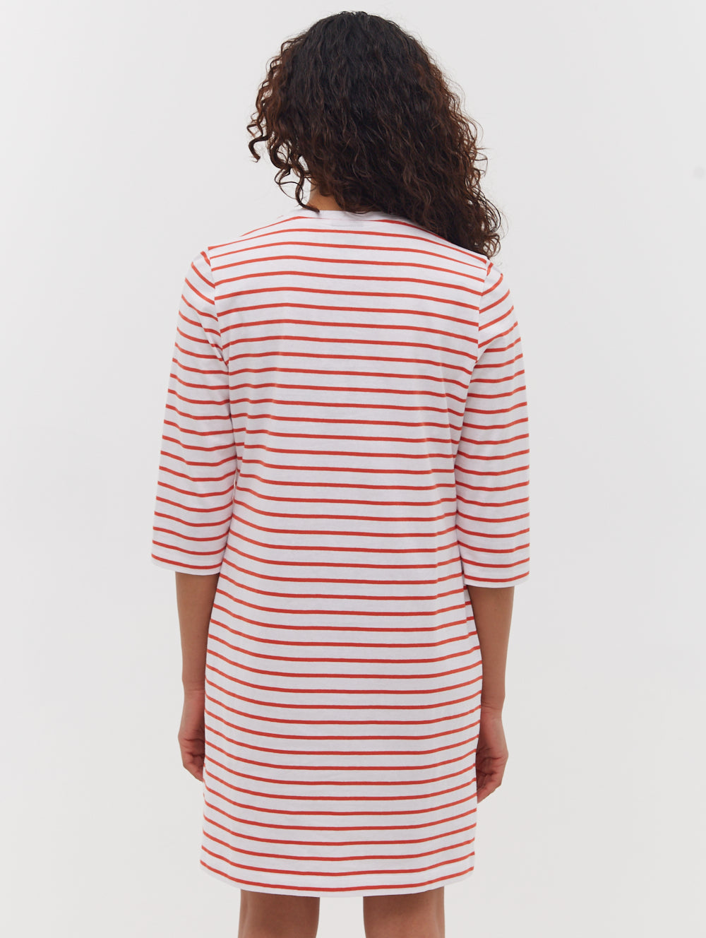 Mab Robe rayée à manches 3/4