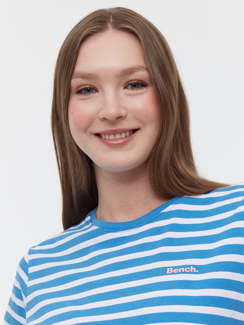 Mabelle robe midi t-shirt rayée