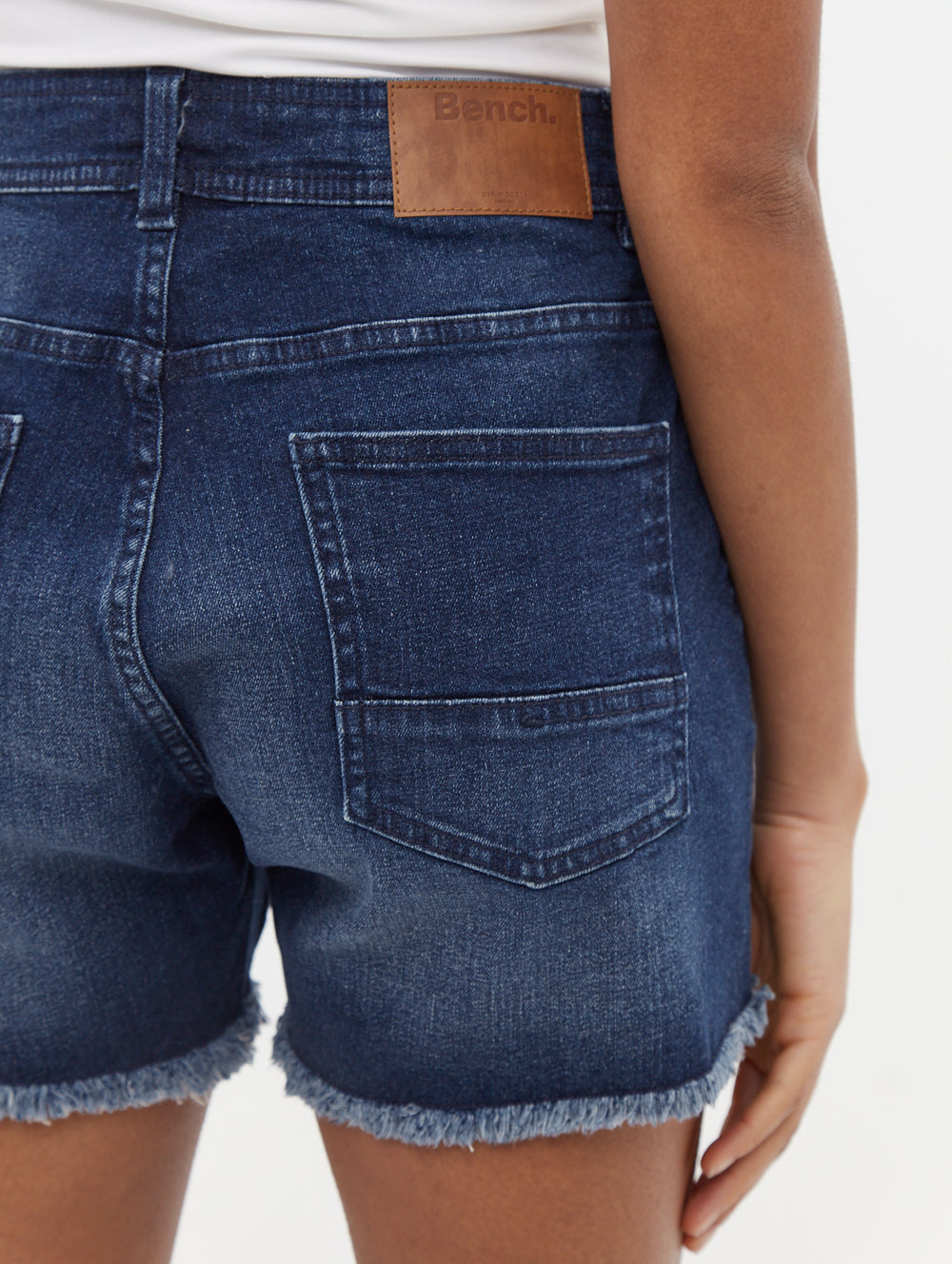 Kaylie short en jean taille haute