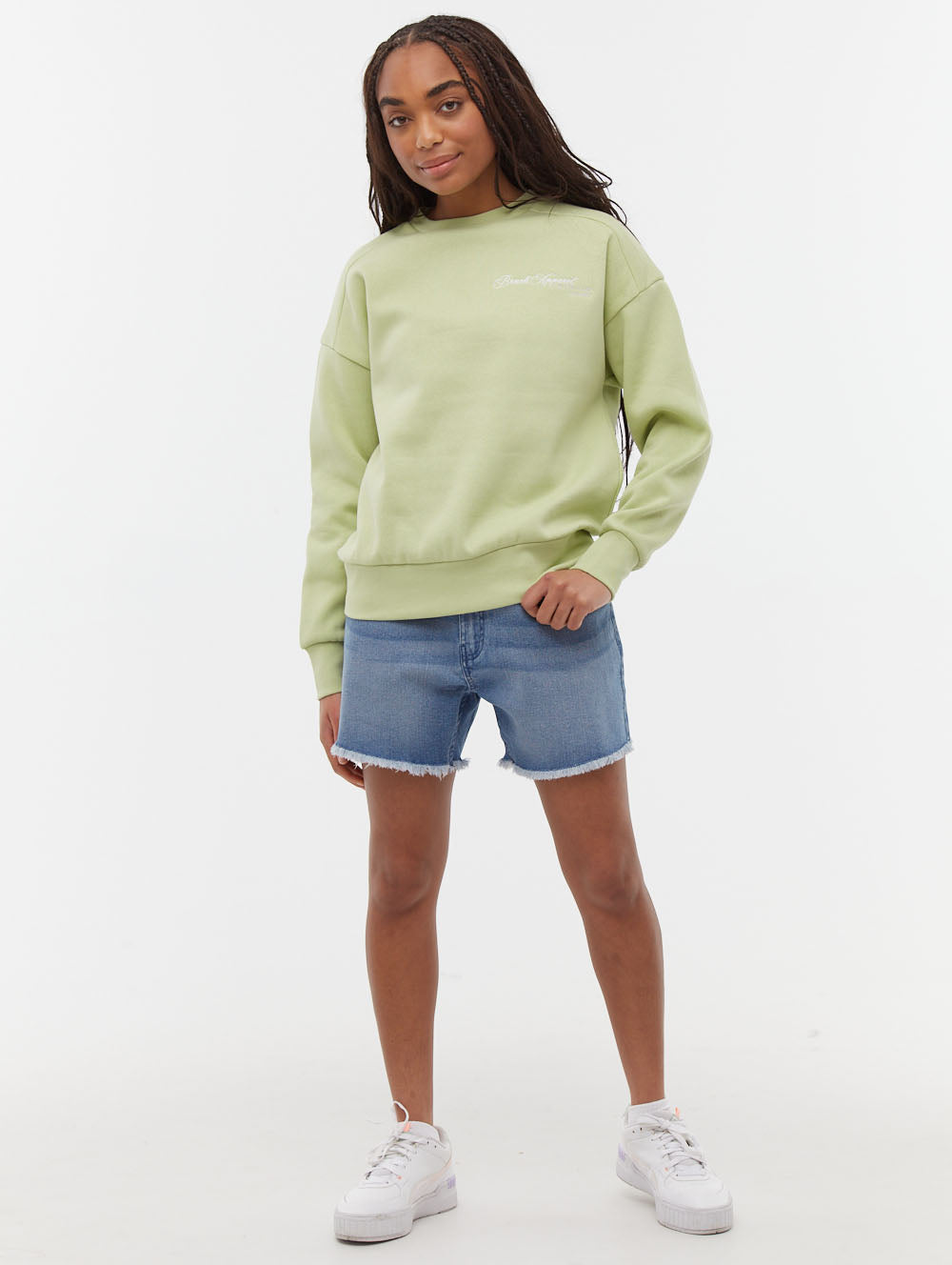 Kaylie short en jean taille haute