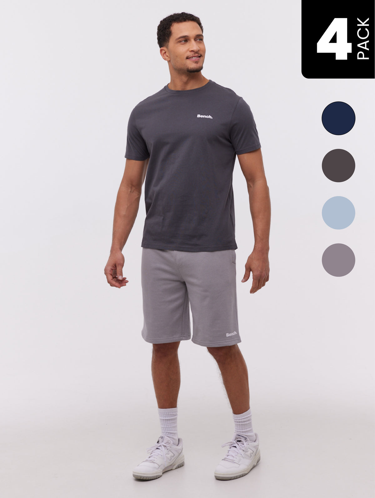 Kadita t-shirt à emblème et shorts (paquet de 4)