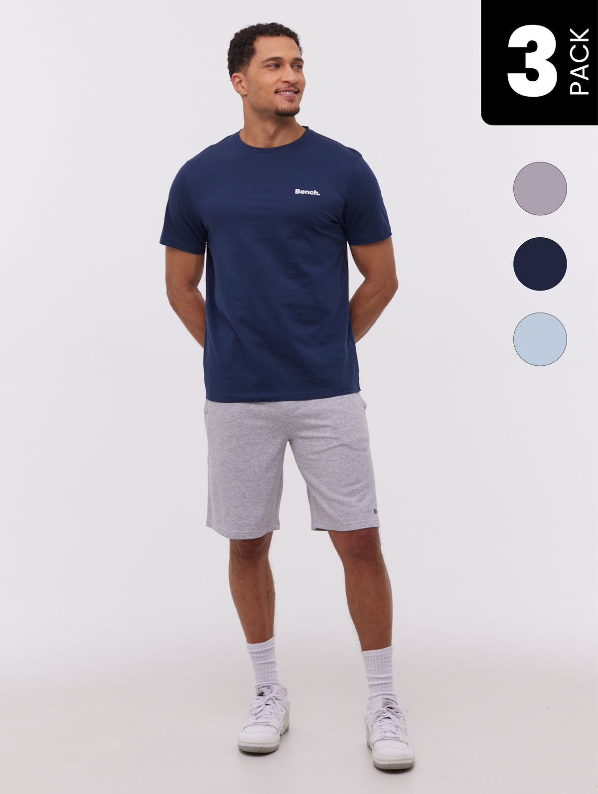 Badani t-shirt à emblème et shorts (paquet de 3)