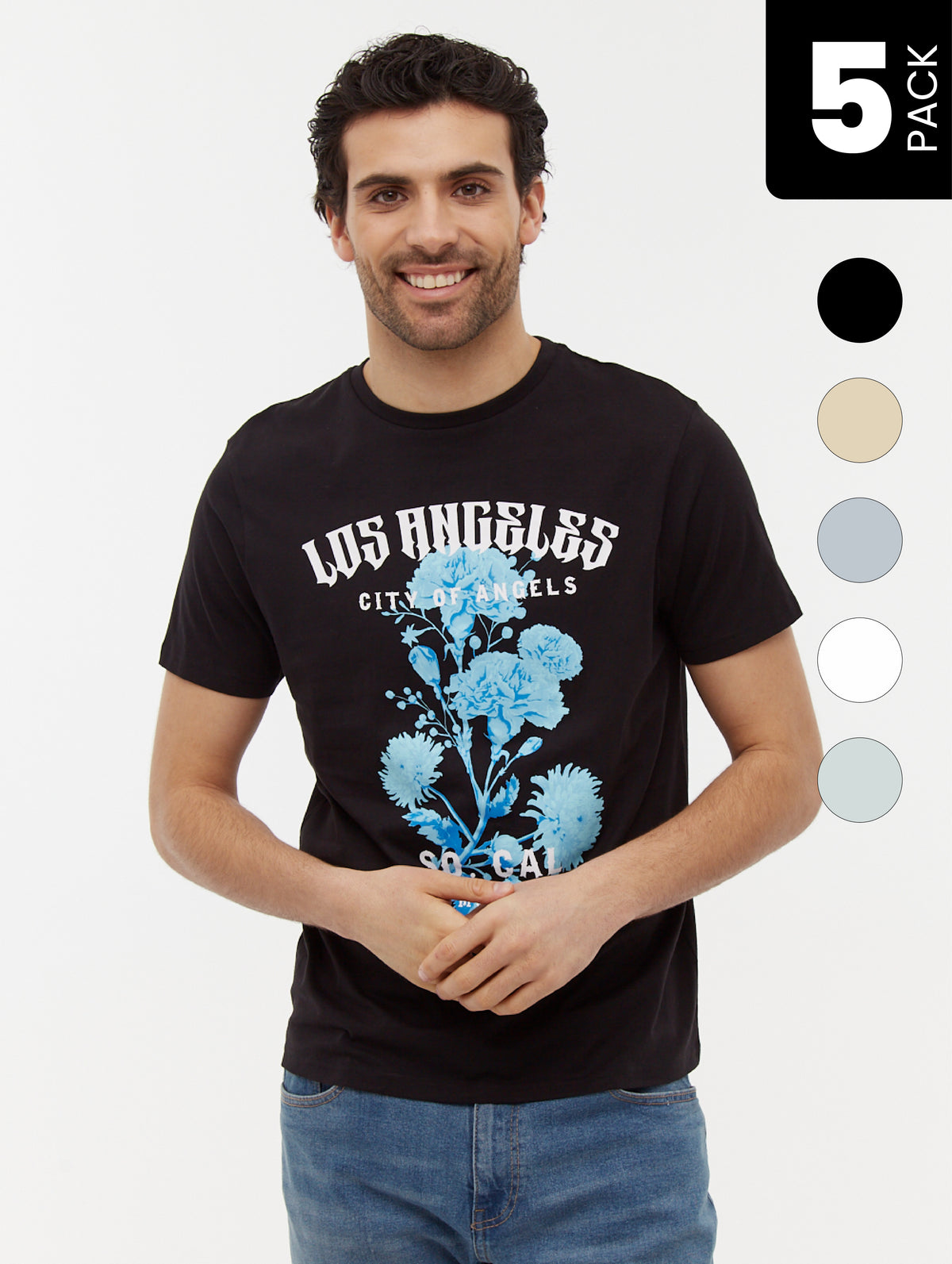 Rutall t-shirt graphique assorti (paquet de 5)