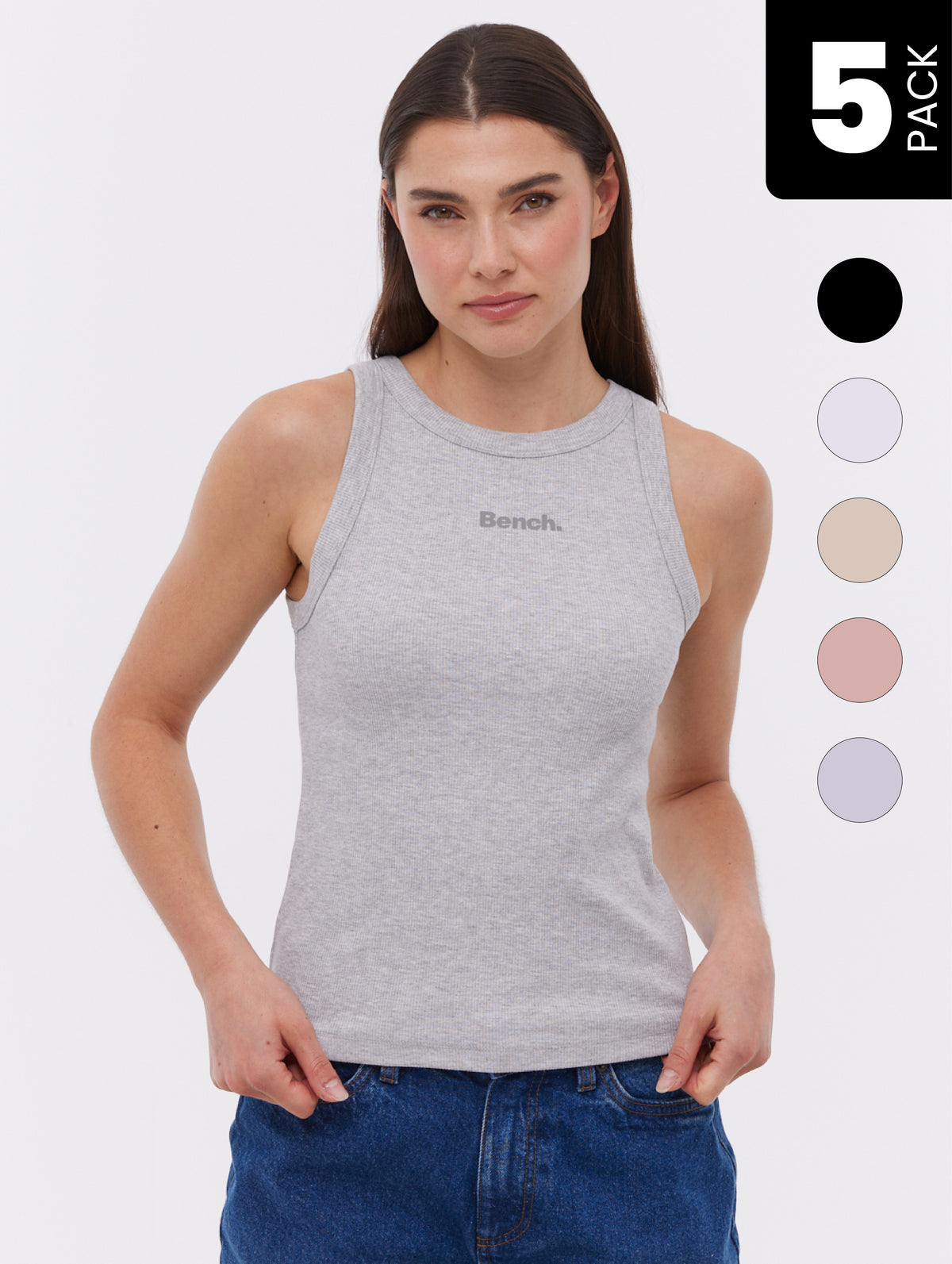 Werna débardeur côtelé (paquet de 5)