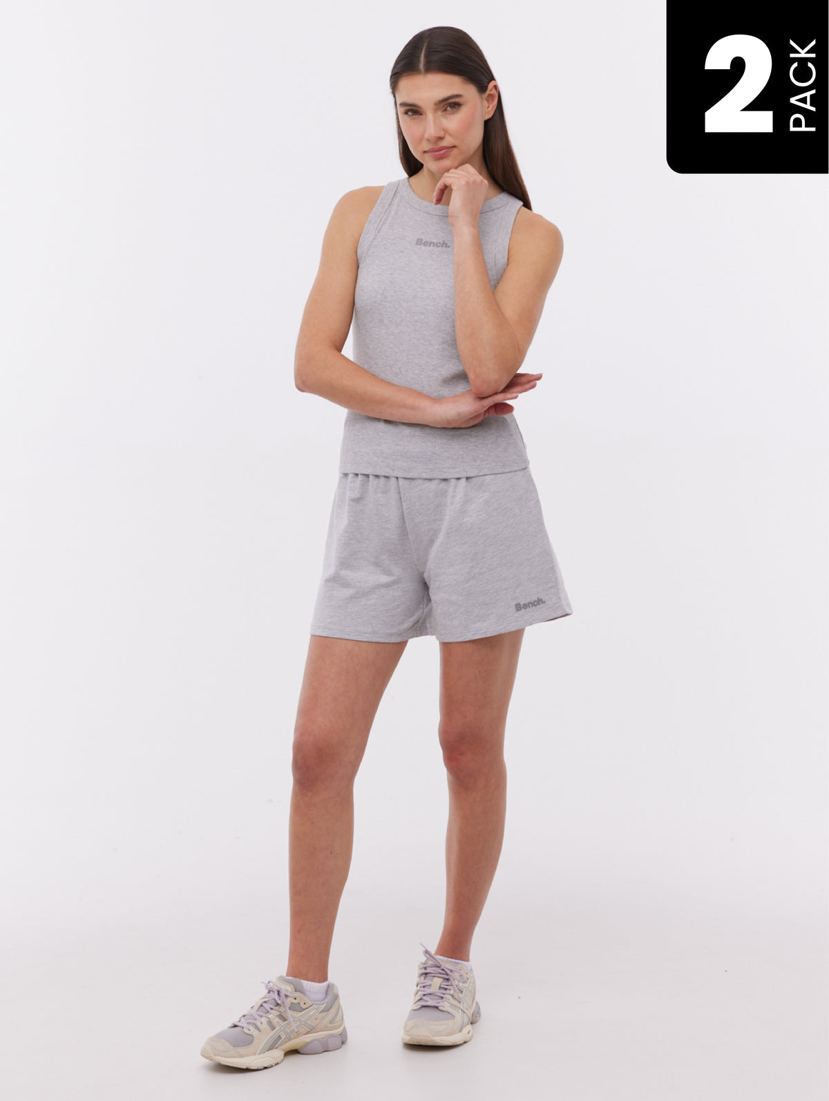 Sessa débardeur côtelé et shorts (paquet de 2)