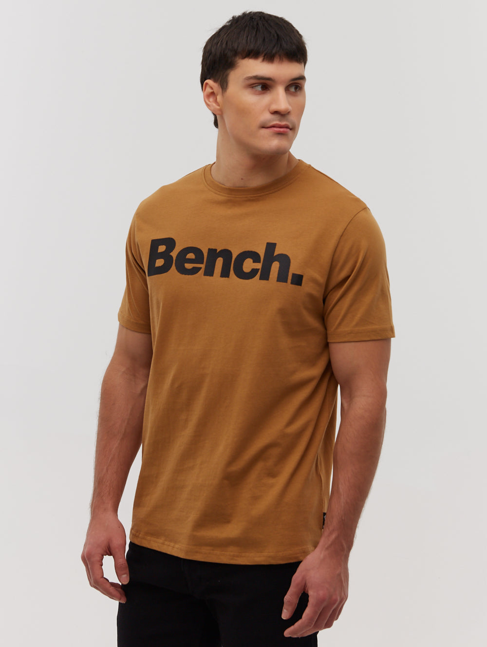 LEANDRO SPOTS Brown Tees SS Logo Shot 3