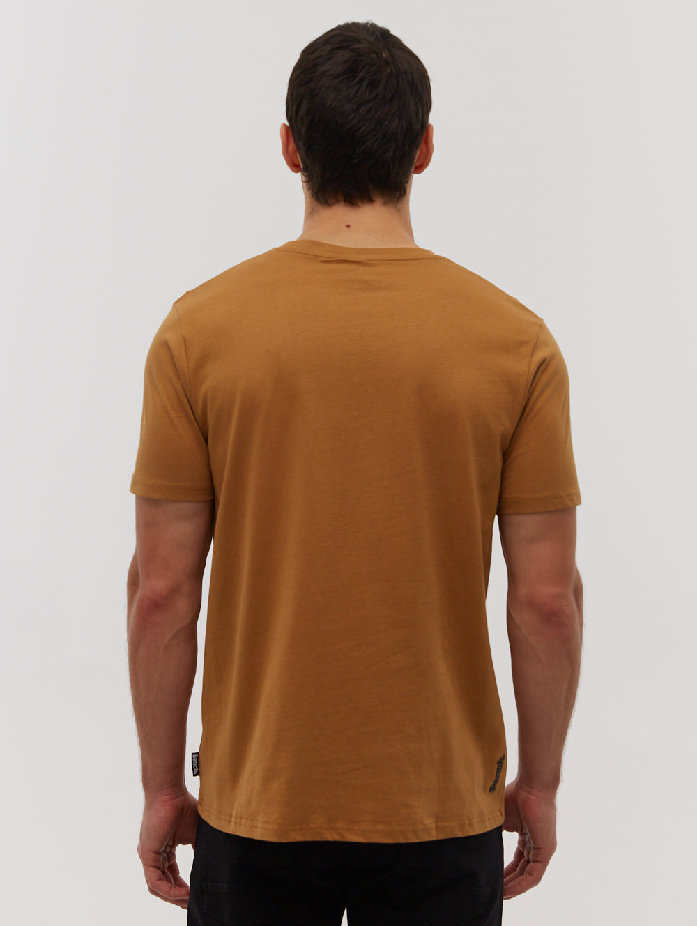 LEANDRO SPOTS Brown Tees SS Logo Shot 4