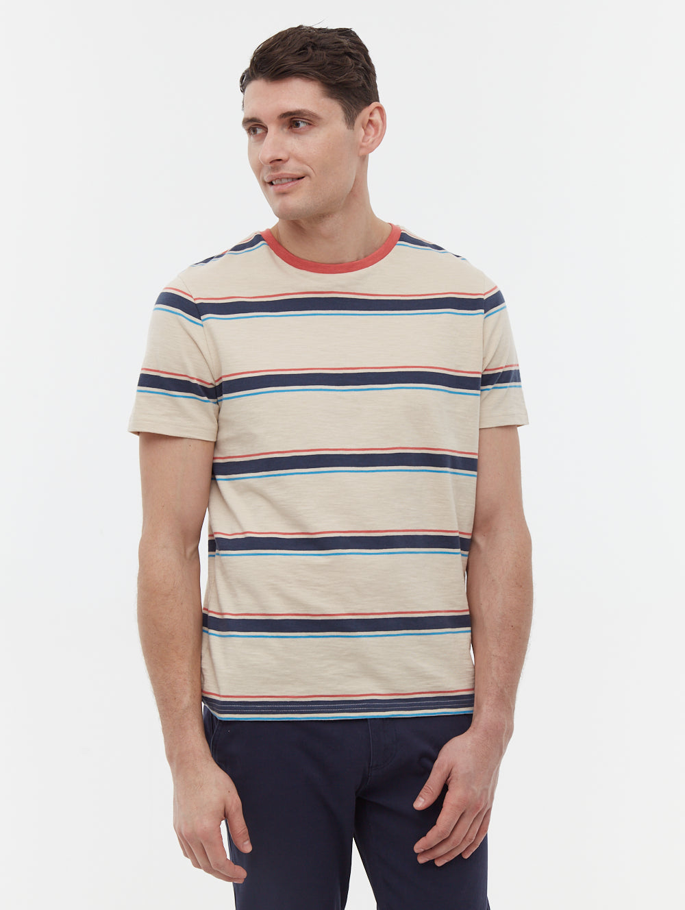 Walner t-shirt à rayures doubles