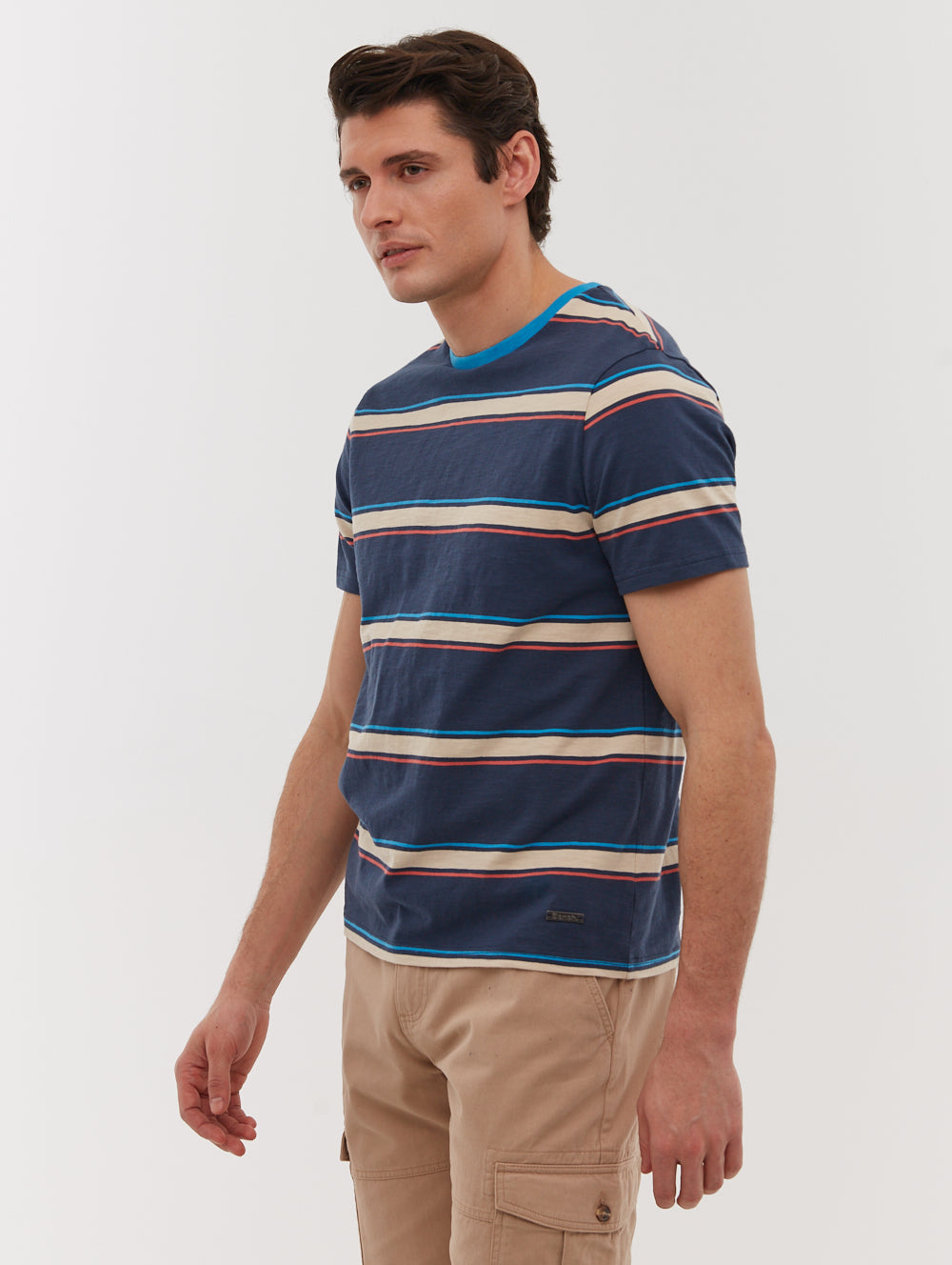 Walner t-shirt à rayures doubles