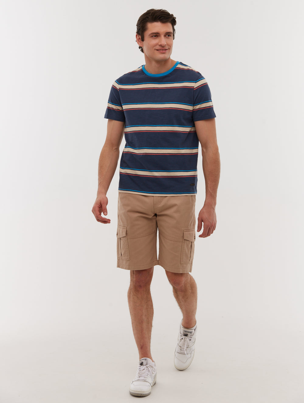 Walner t-shirt à rayures doubles