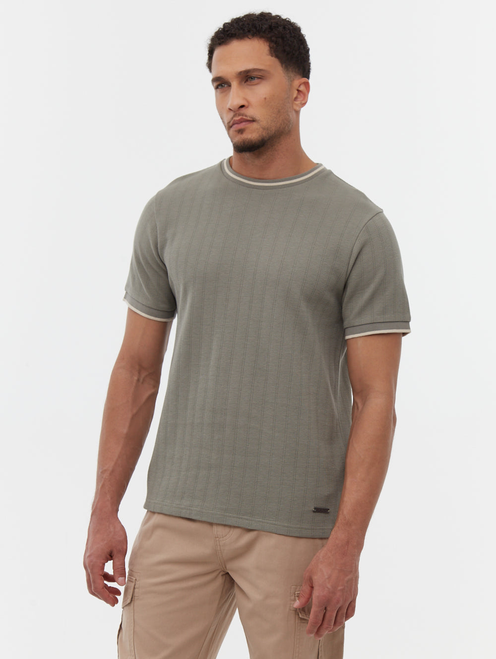 Ernara t-shirt à col ringer