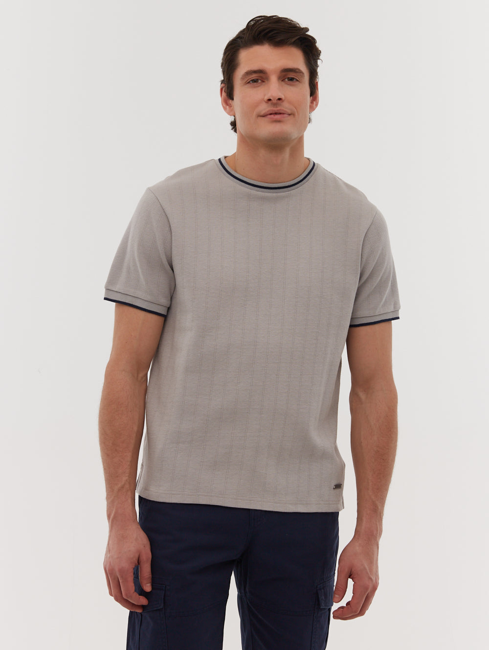 Ernara t-shirt à col ringer