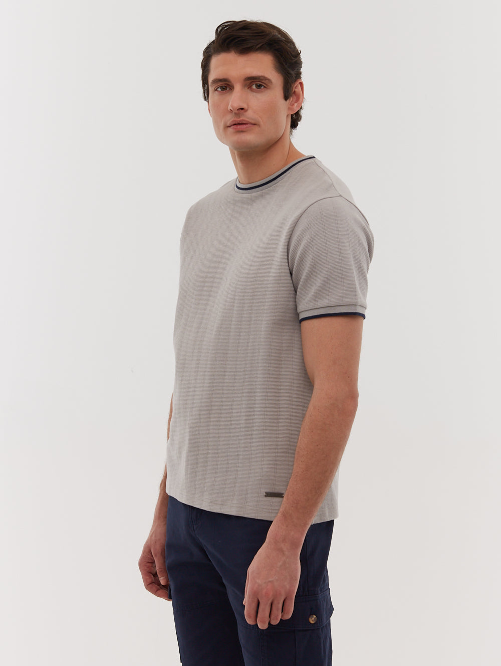 Ernara t-shirt à col ringer