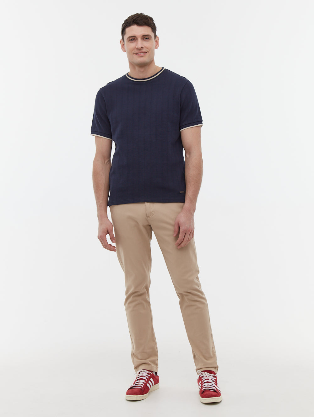 Ernara t-shirt à col ringer