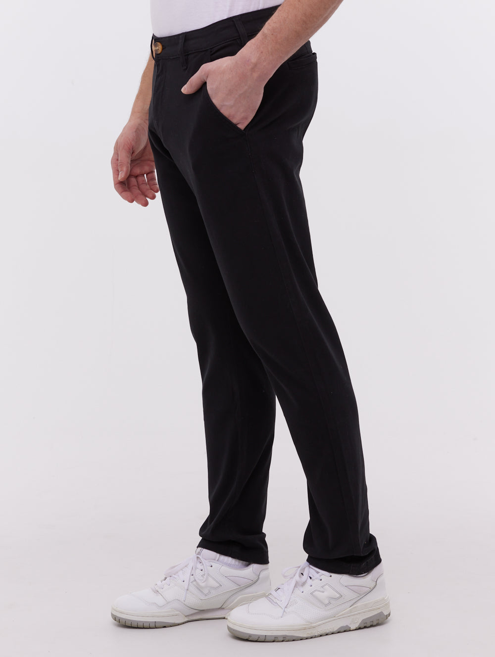 Jimini pantalon chino délavé en sergé