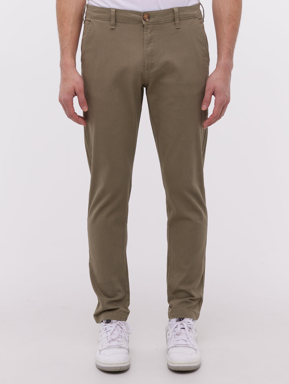 Jimini pantalon chino délavé en sergé