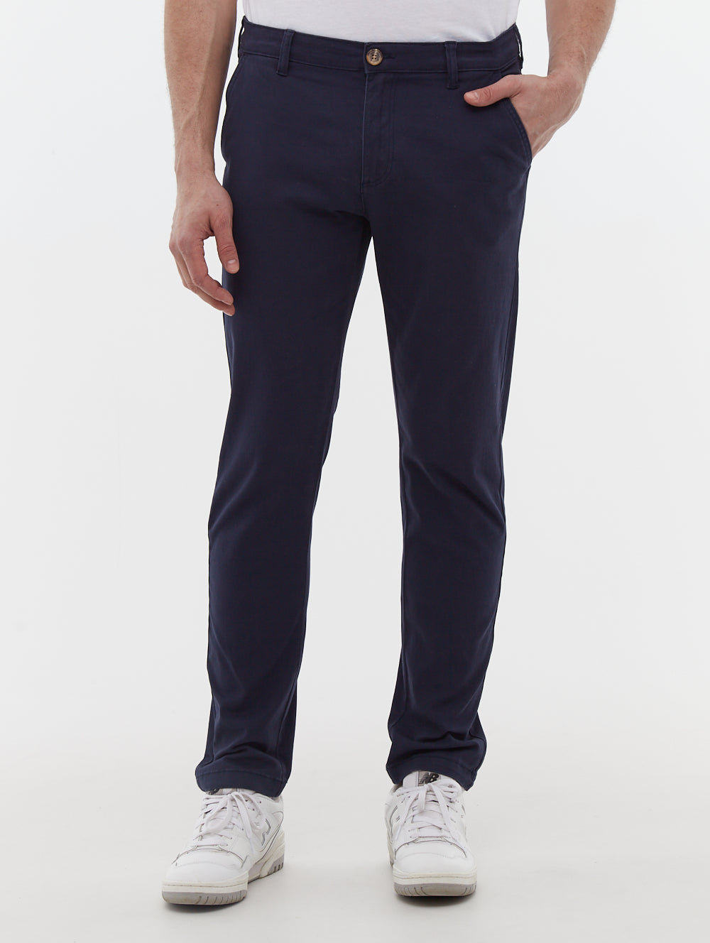 Jimini pantalon chino délavé en sergé
