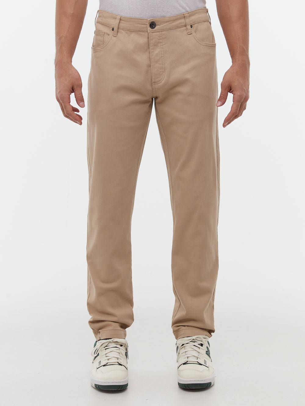 Pantalon chino 5 poches en sergé