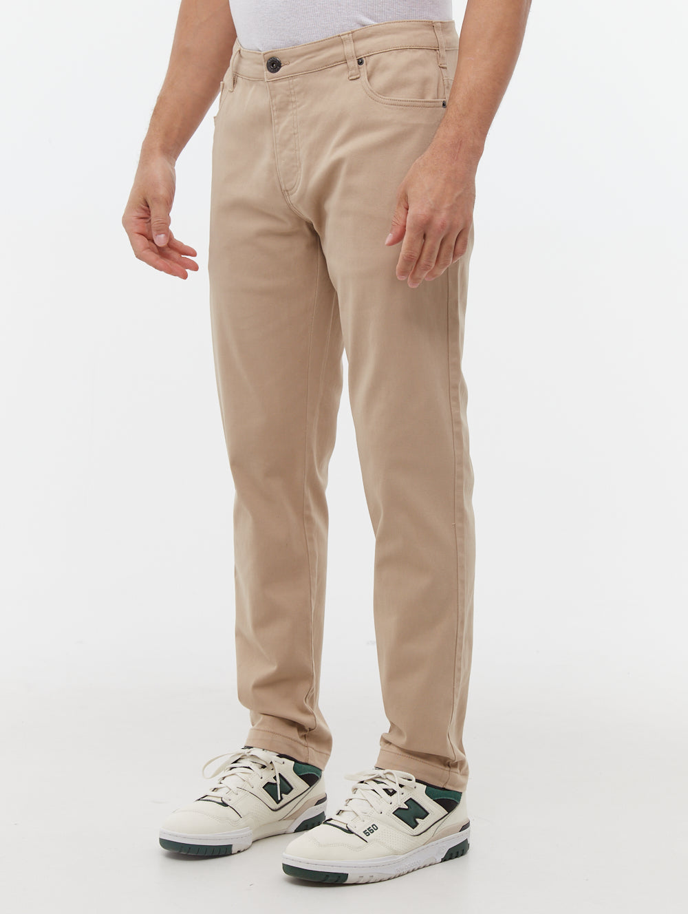 Pantalon chino 5 poches en sergé