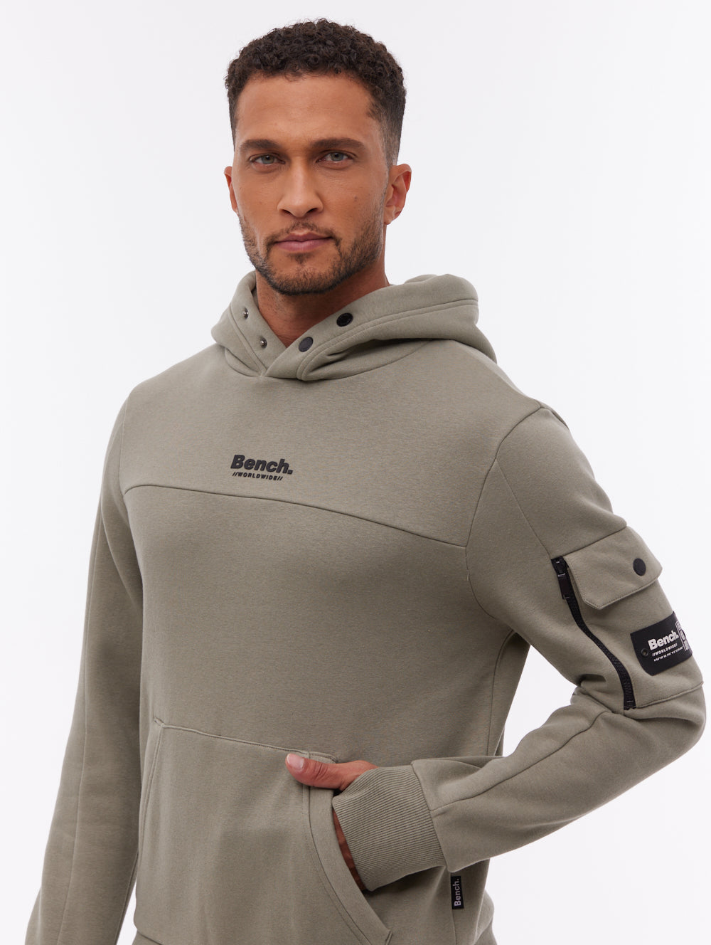 Dimora chandail à capuchon utilitaire - Vert