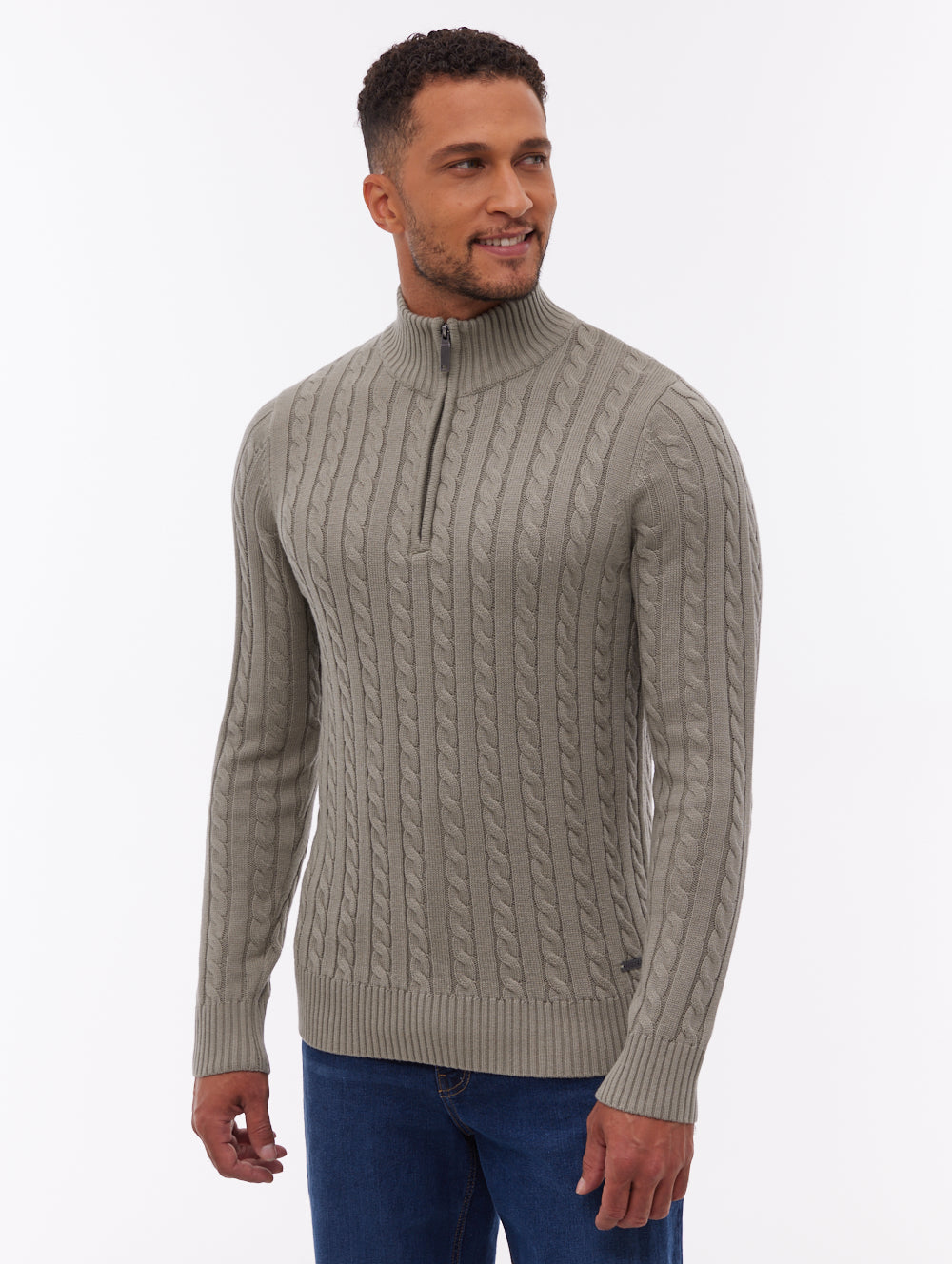 Rasola Quarter-Zip Sweater - Green