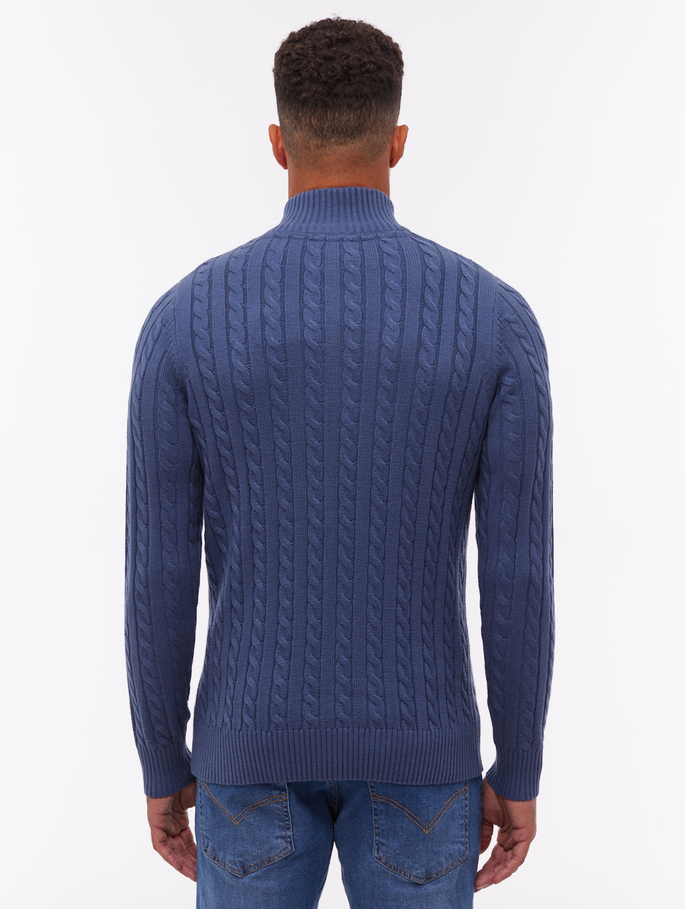 Rasola Quarter-Zip Sweater - Blue