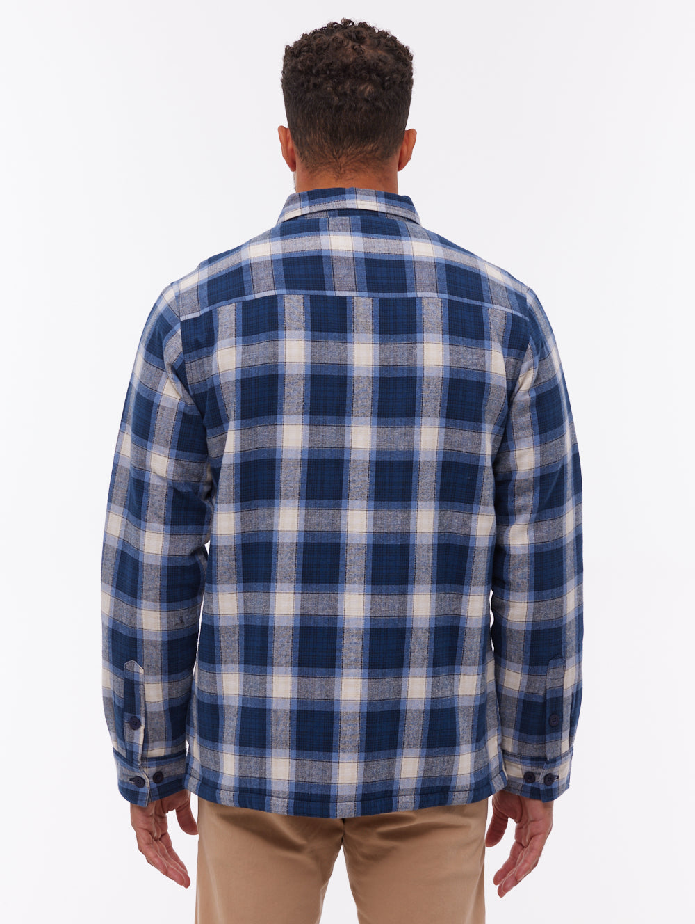 Paddy chemise à carreaux boutonnée - Bleu