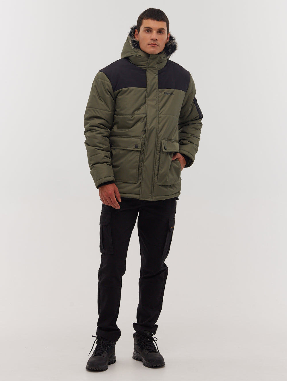 TILLOR Green Outerwear Parkas Shot 6