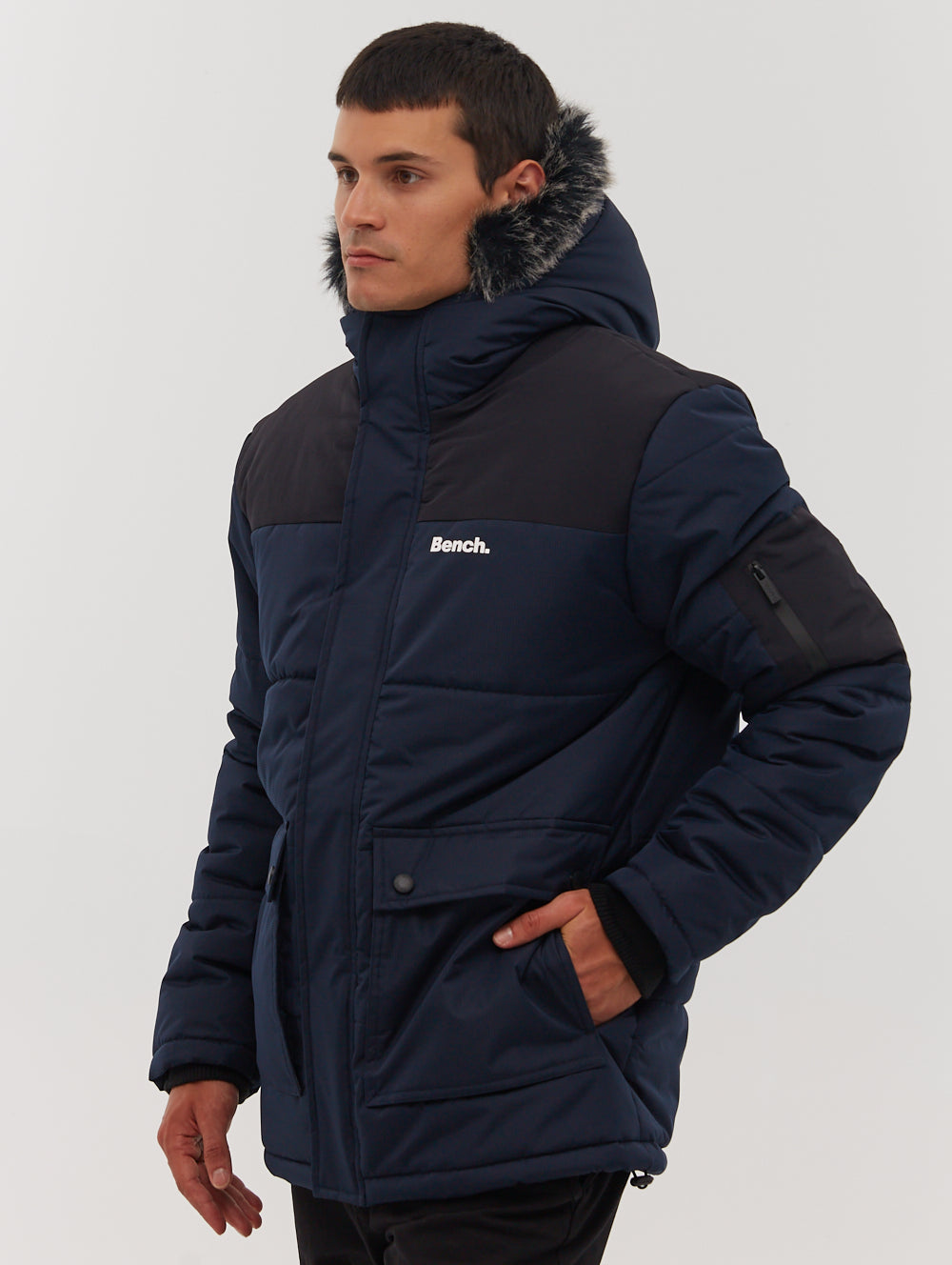 TILLOR Blue Outerwear Parkas Shot 3