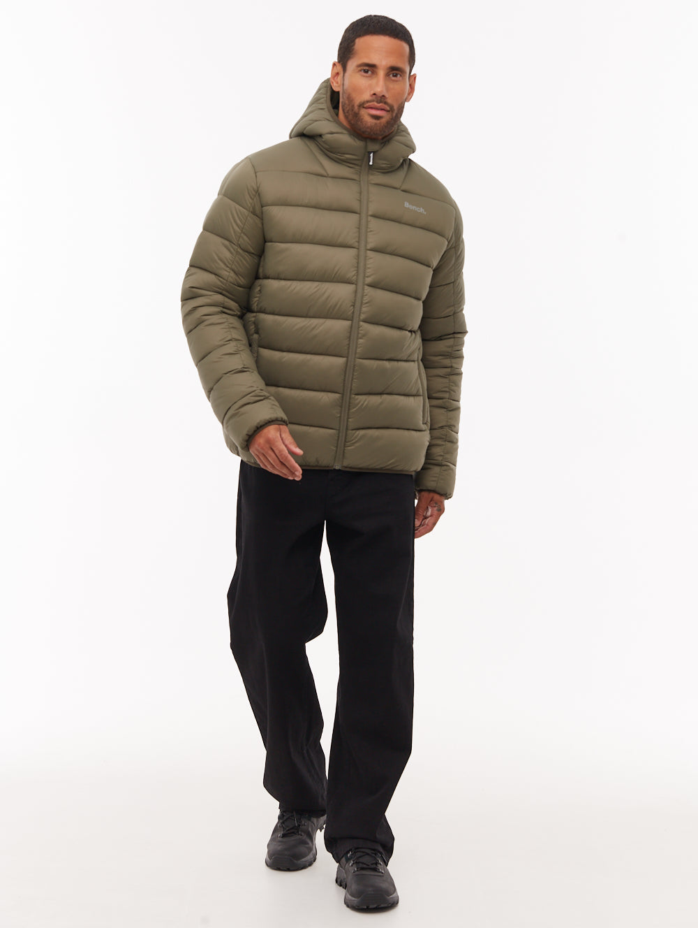 Afflor Green KH001 Outerwear Puffer Jackets Shot 3