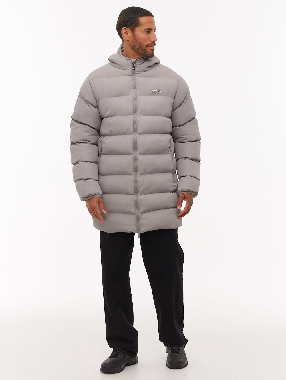 Arviss Grey GY016 Outerwear Jackets Long Shot 3