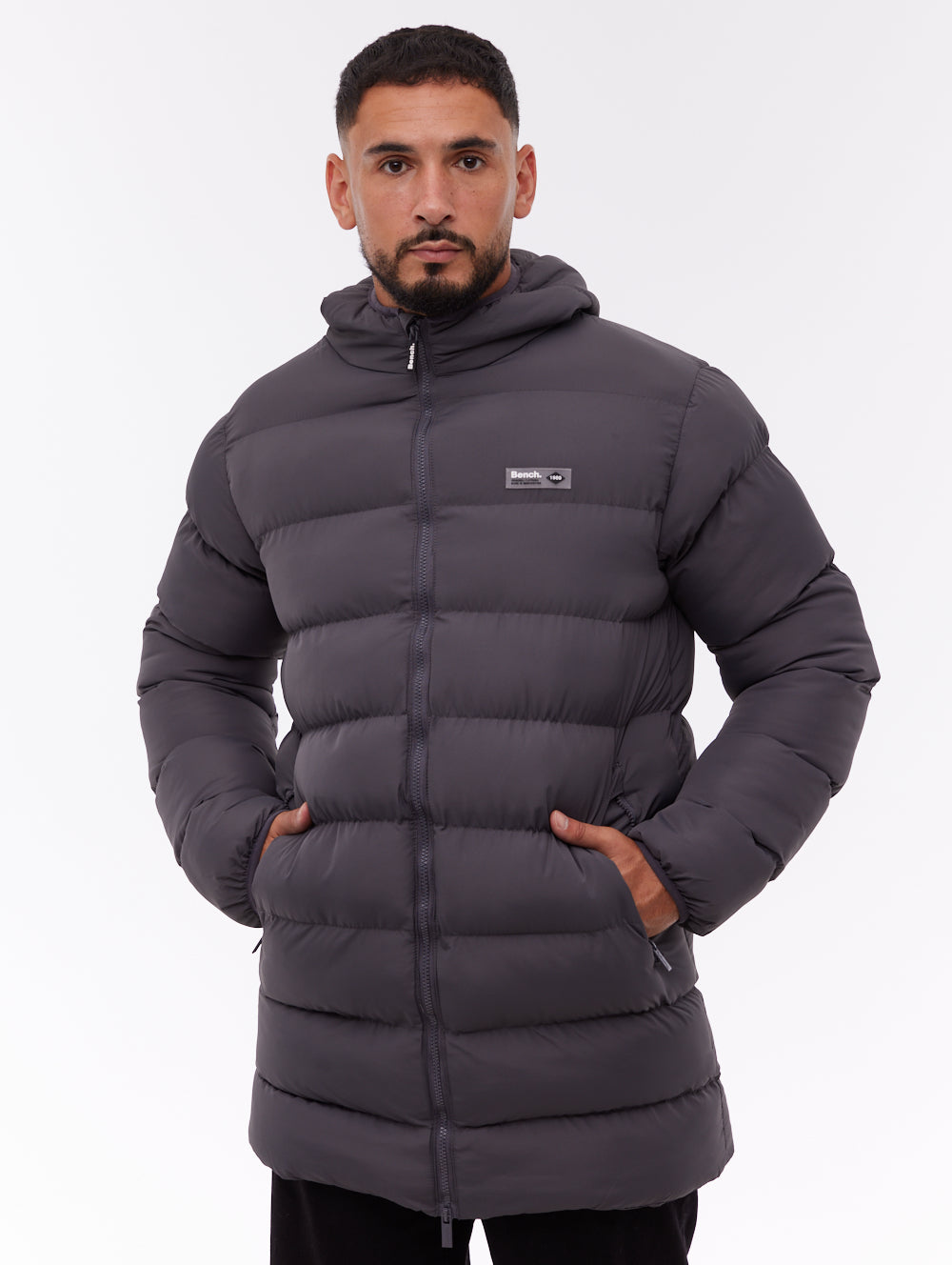 Arviss Grey GY028 Outerwear Jackets Long Shot 1