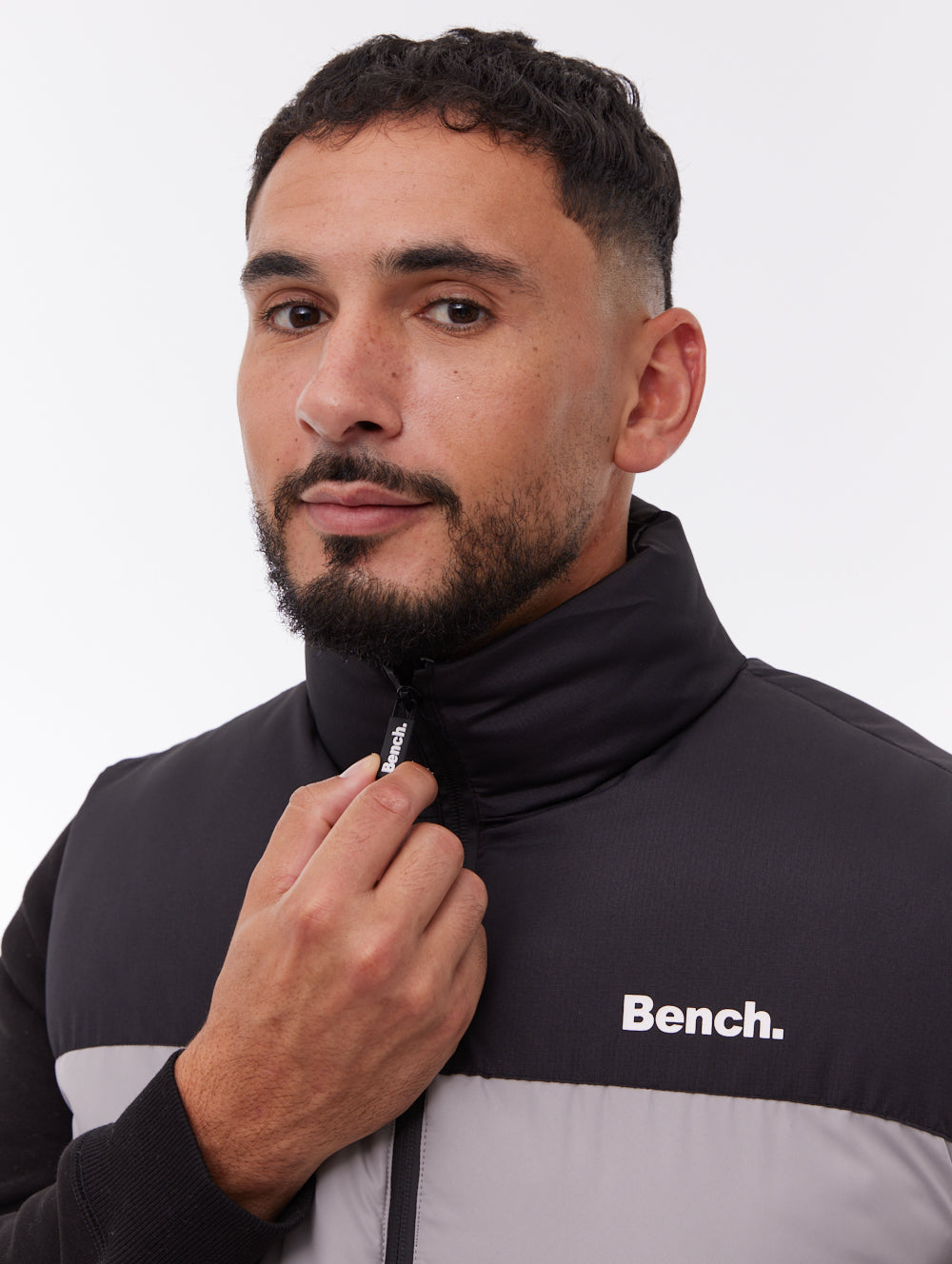 Oconsa Grey GY016 Outerwear Vests Colour Block Shot 2