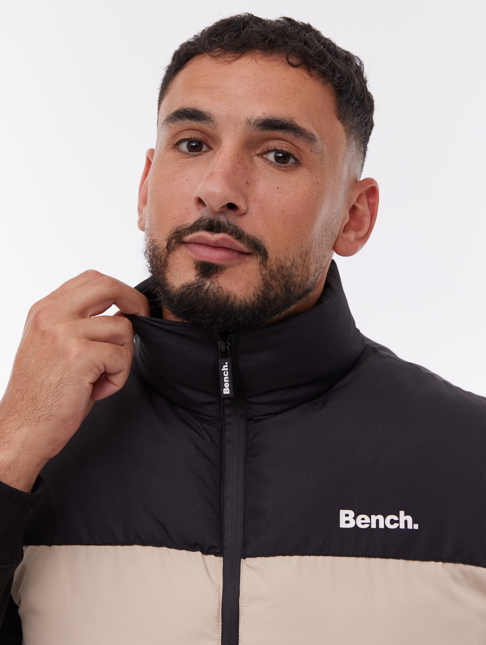 Oconsa Beige ST036 Outerwear Vests Colour Block Shot 2