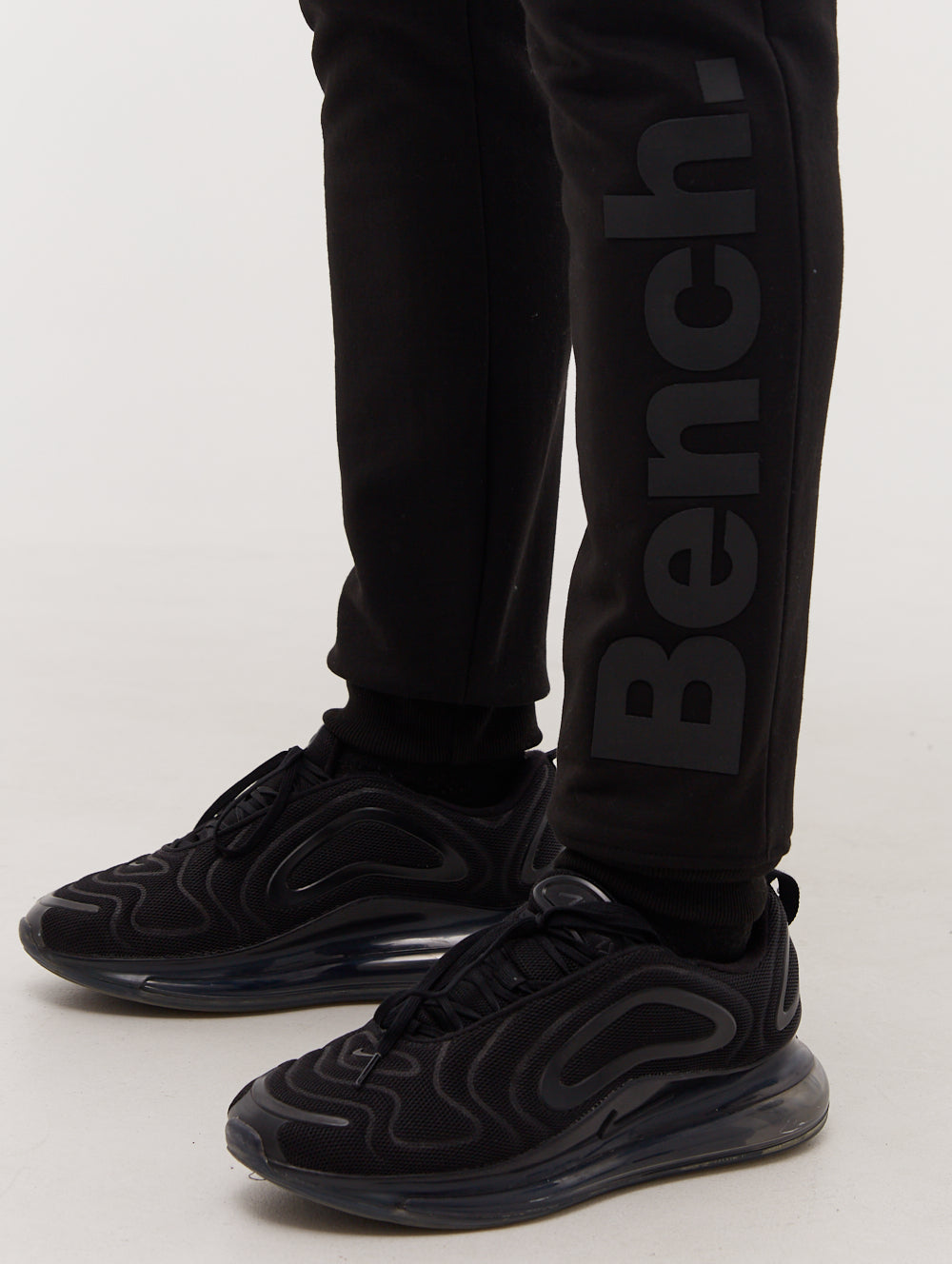 PAXTON Black Joggers Logo Shot 2