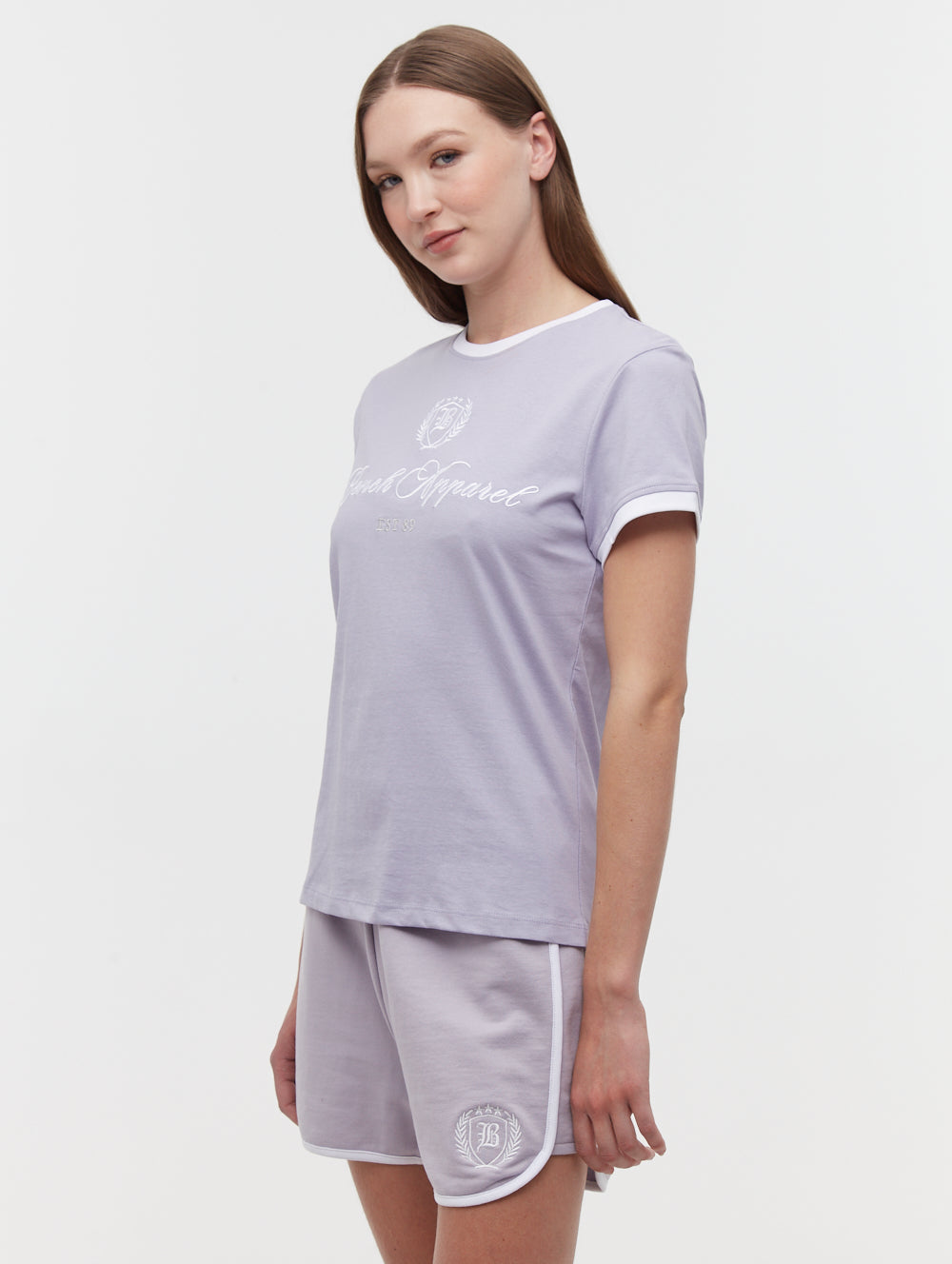 Vivica t-shirt ringer brodé