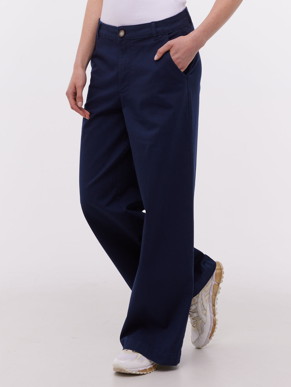 Heera pantalon à jambes larges