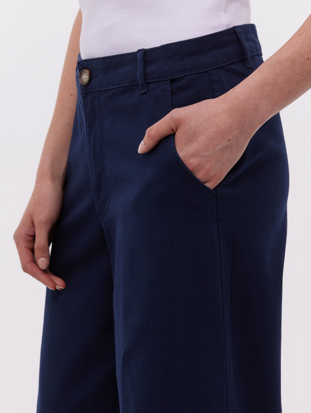 Heera pantalon à jambes larges