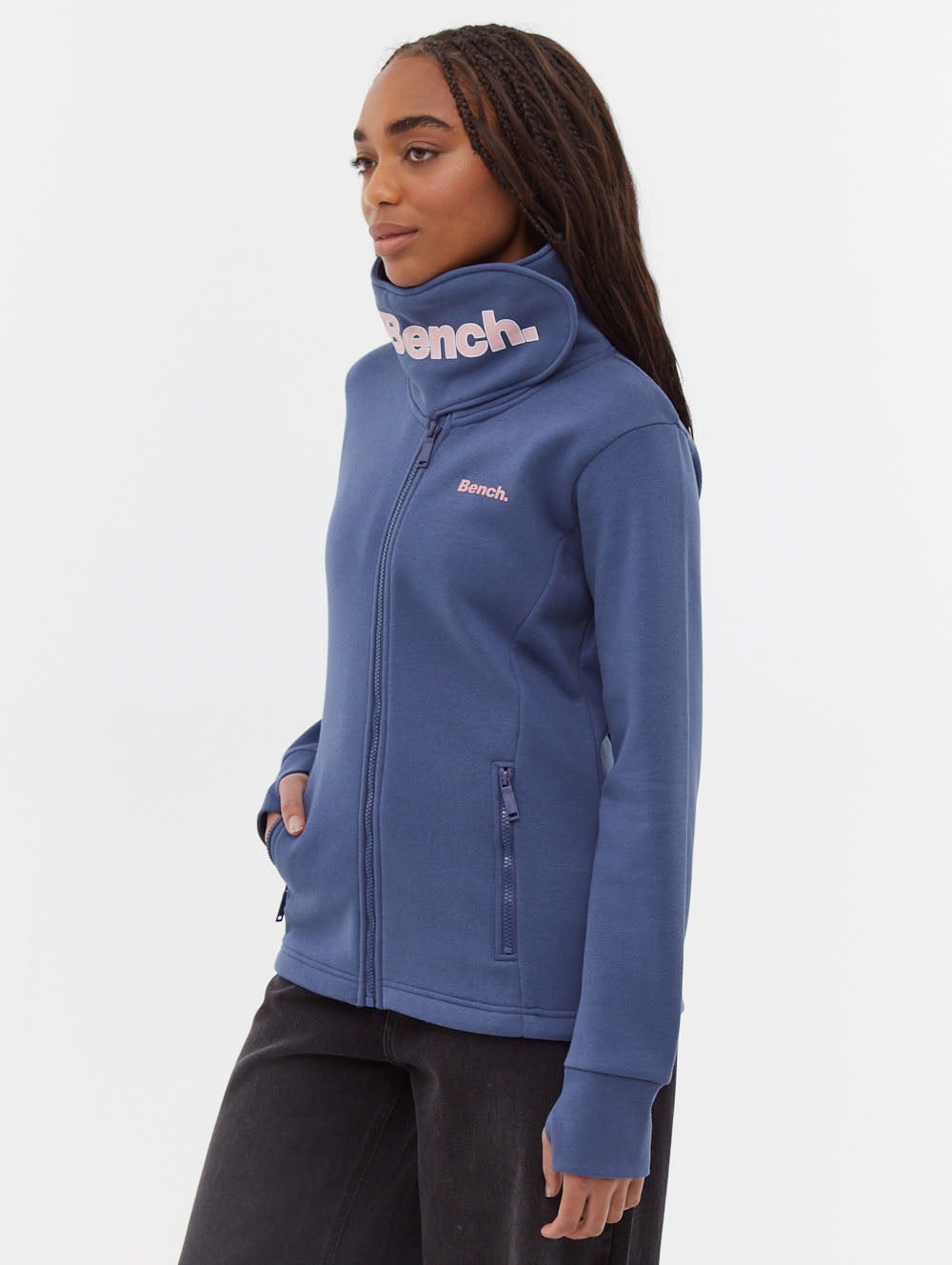 Haylo chandail zippé à col croisé