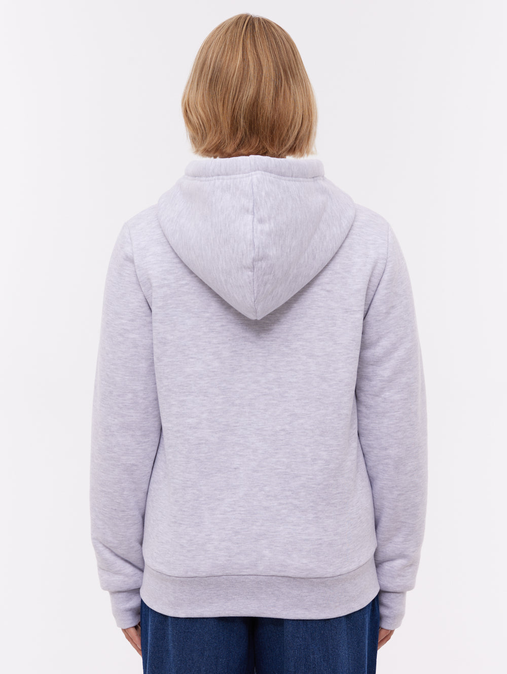 Mintz chandail à capuchon zippé doublé sherpa - Gris