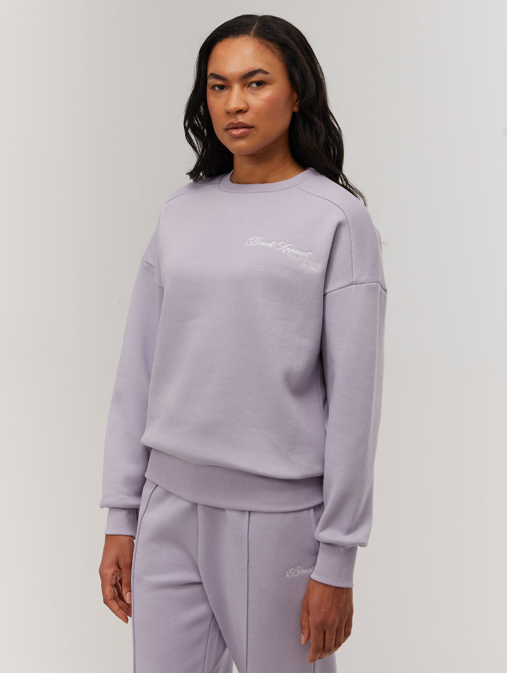 Desta Script Graphic Crew Neck Sweatshirt