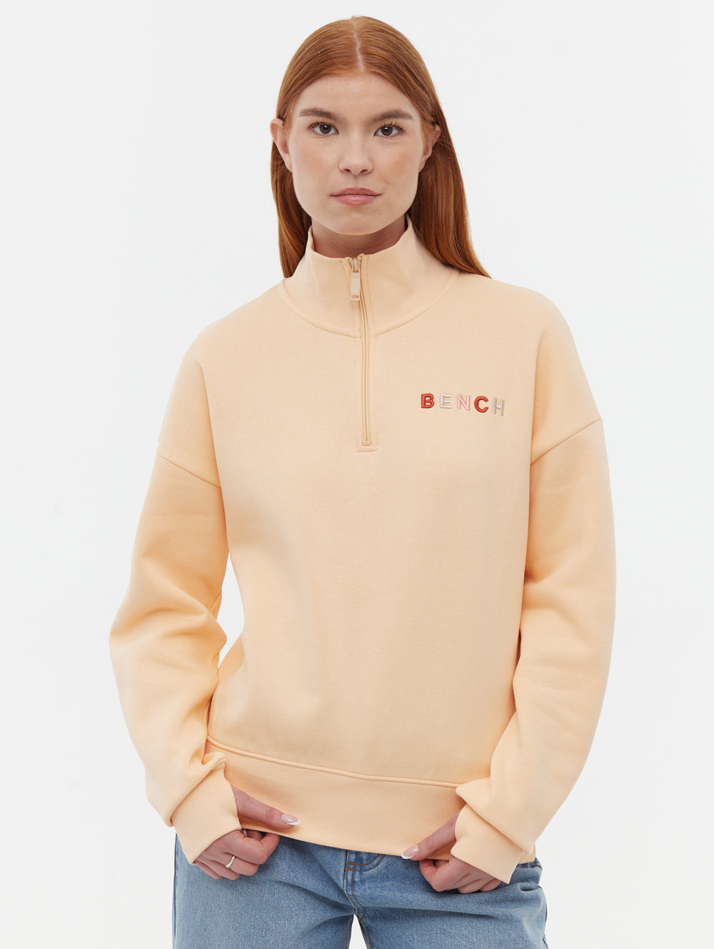 Huntley chandail demi-zip à col montant