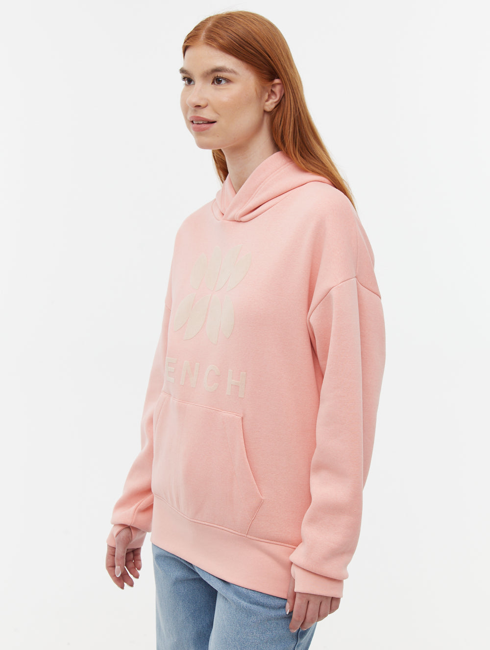Tyna chandail oversize à capuchon graphique