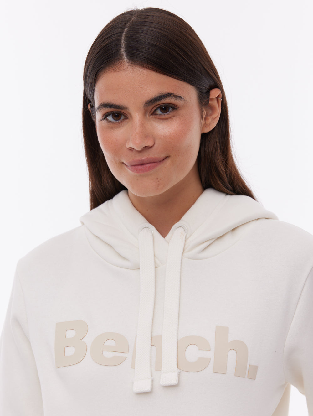 Herth White Hoodies Logo Shot 2