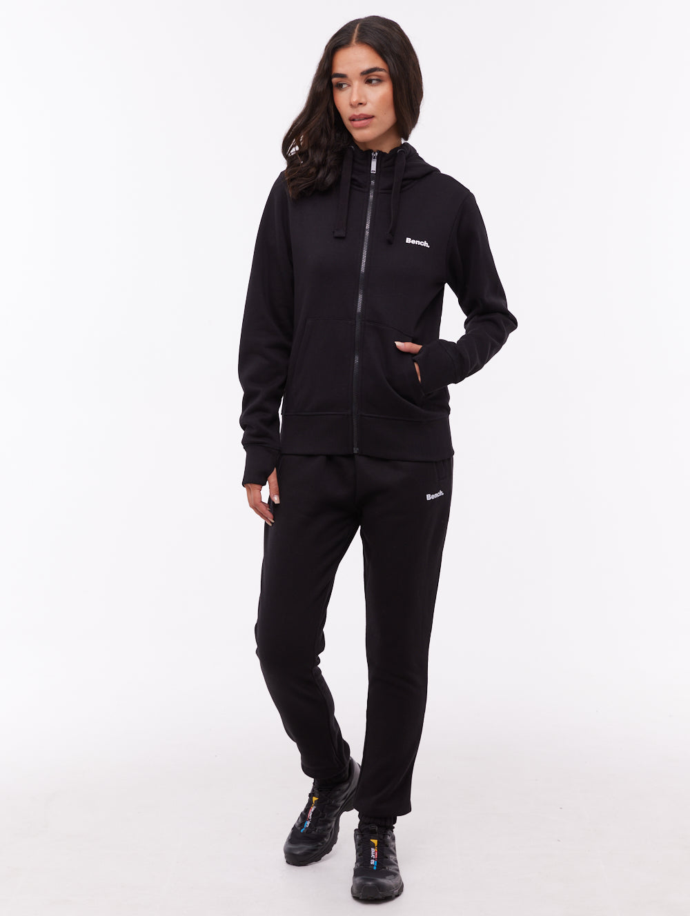 Carah Black BK001 Zips Small Logo Shot 2