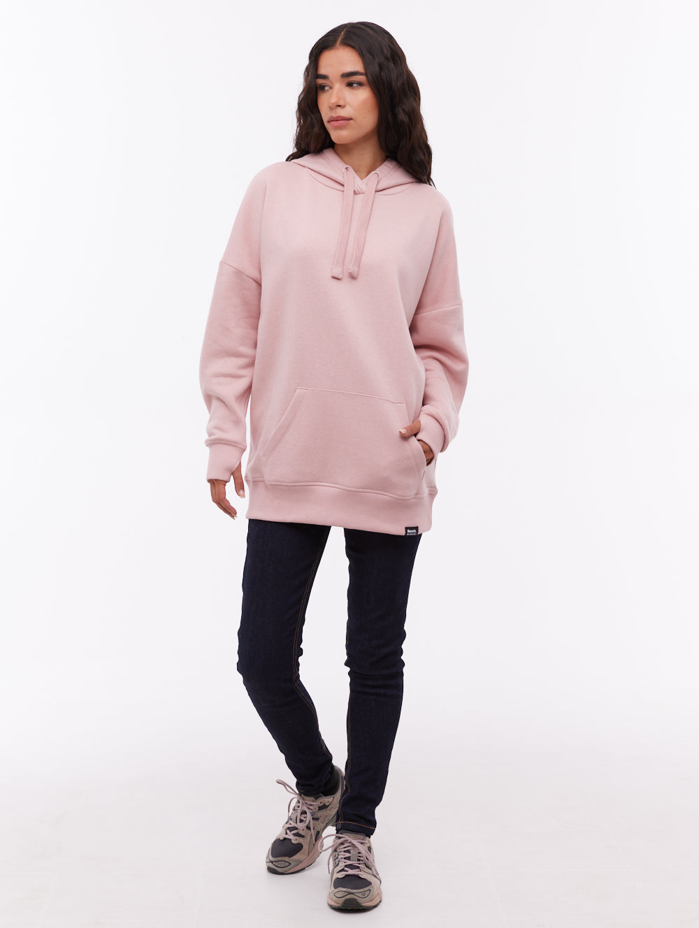 Fray Pink PK021 Hoodies Oversized Tab Shot 1