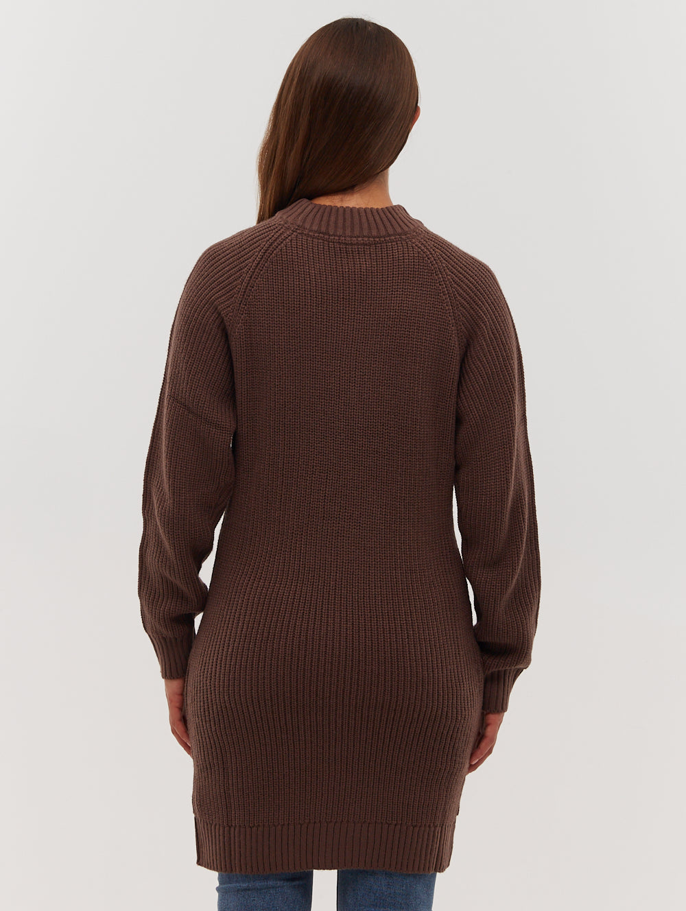 KARLIE Brown Knits Dresses  Shot 4