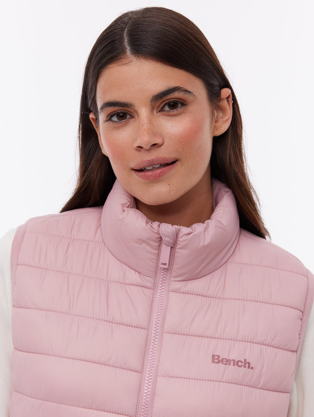 Meridian Puffer Vest - Pink