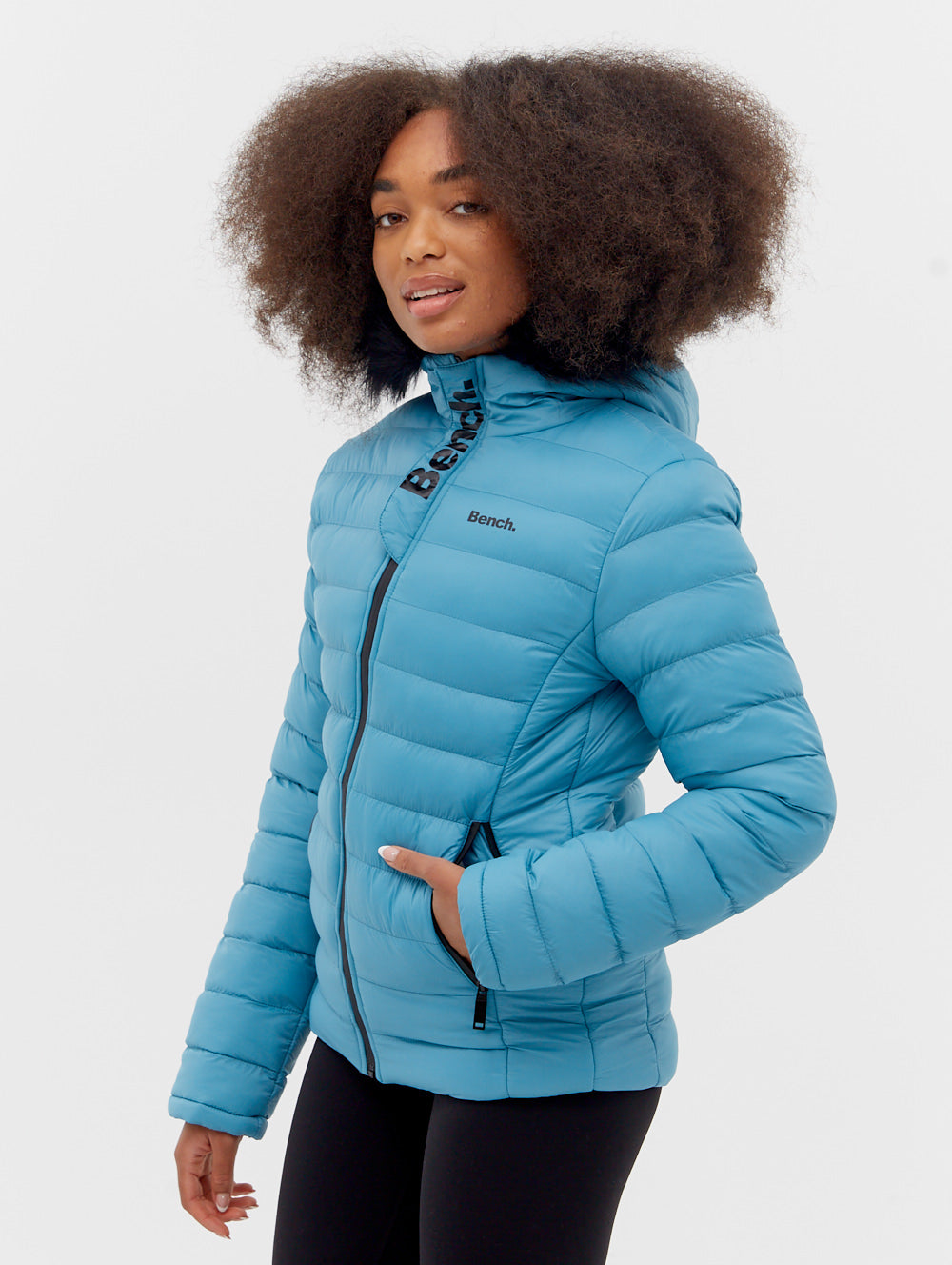 LUDLOW Blue Outerwear Jackets Fashion Shot 3