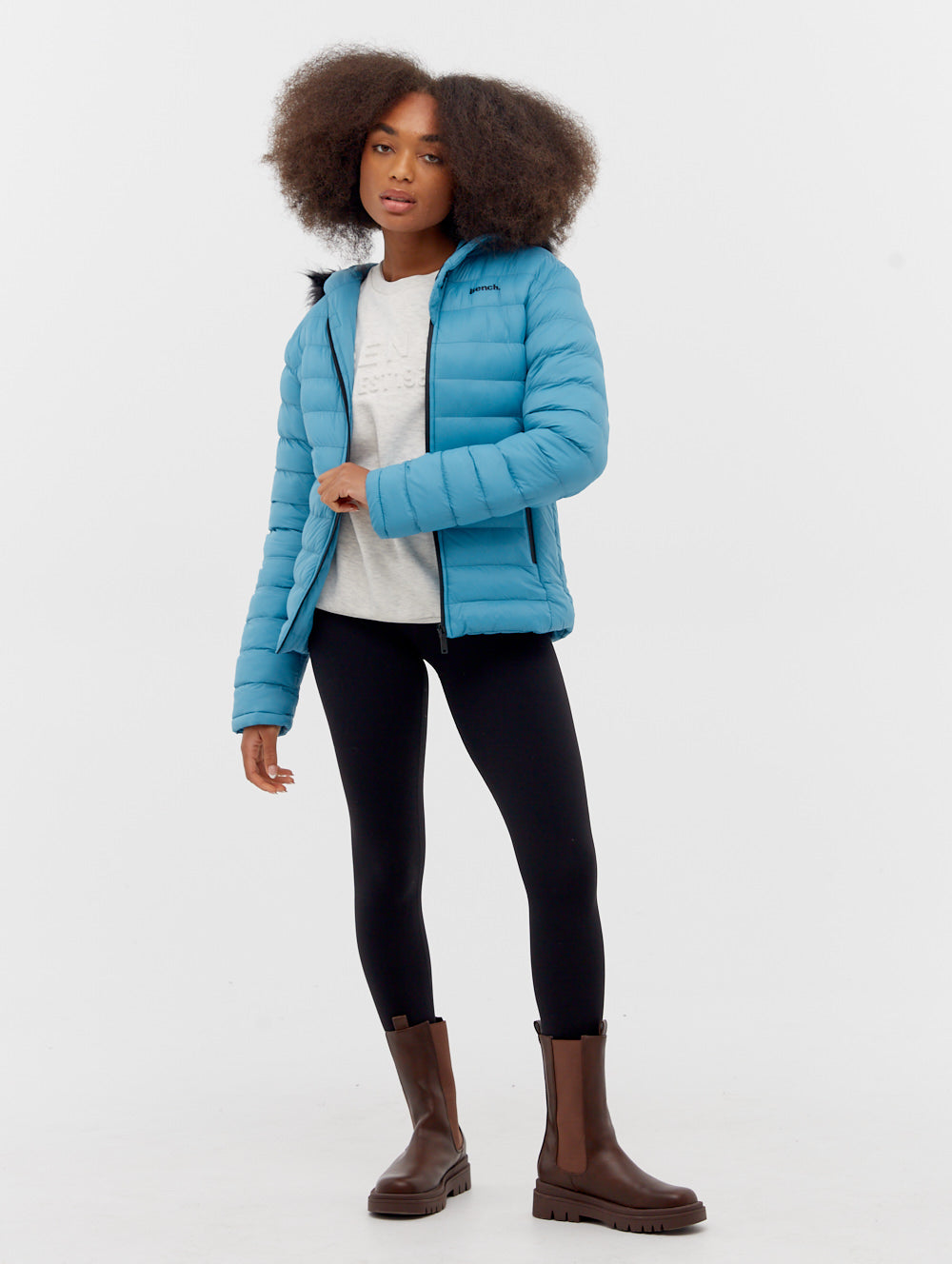 LUDLOW Blue Outerwear Jackets Fashion Shot 6